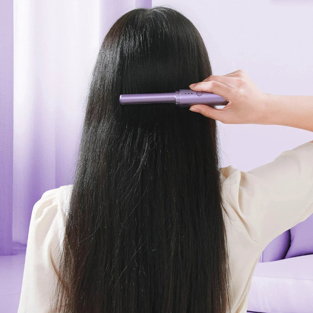 SmoothSculpt Wireless Hair Straightener | Portable so it fits in your bag