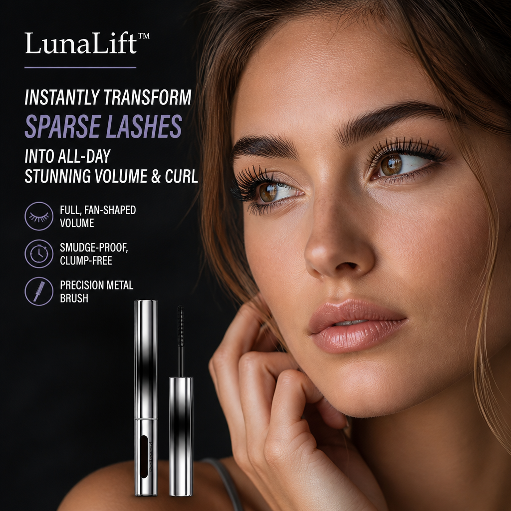 LunaLift™ — Instantly Transform Sparse Lashes into All-Day Stunning Volume and Curl