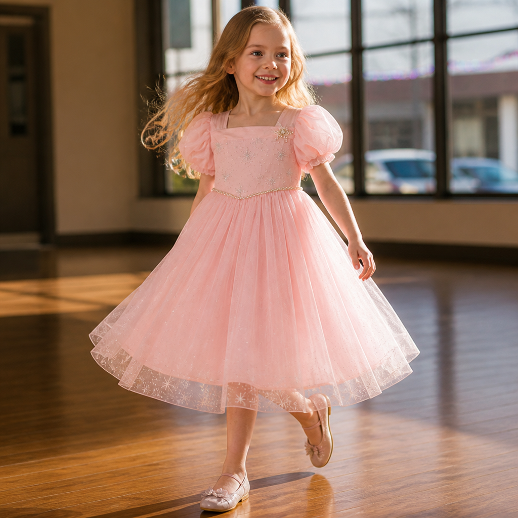 LuminaTwirl™ Dream Dress — Watch Her Sparkle and Shine with Every Magical Spin