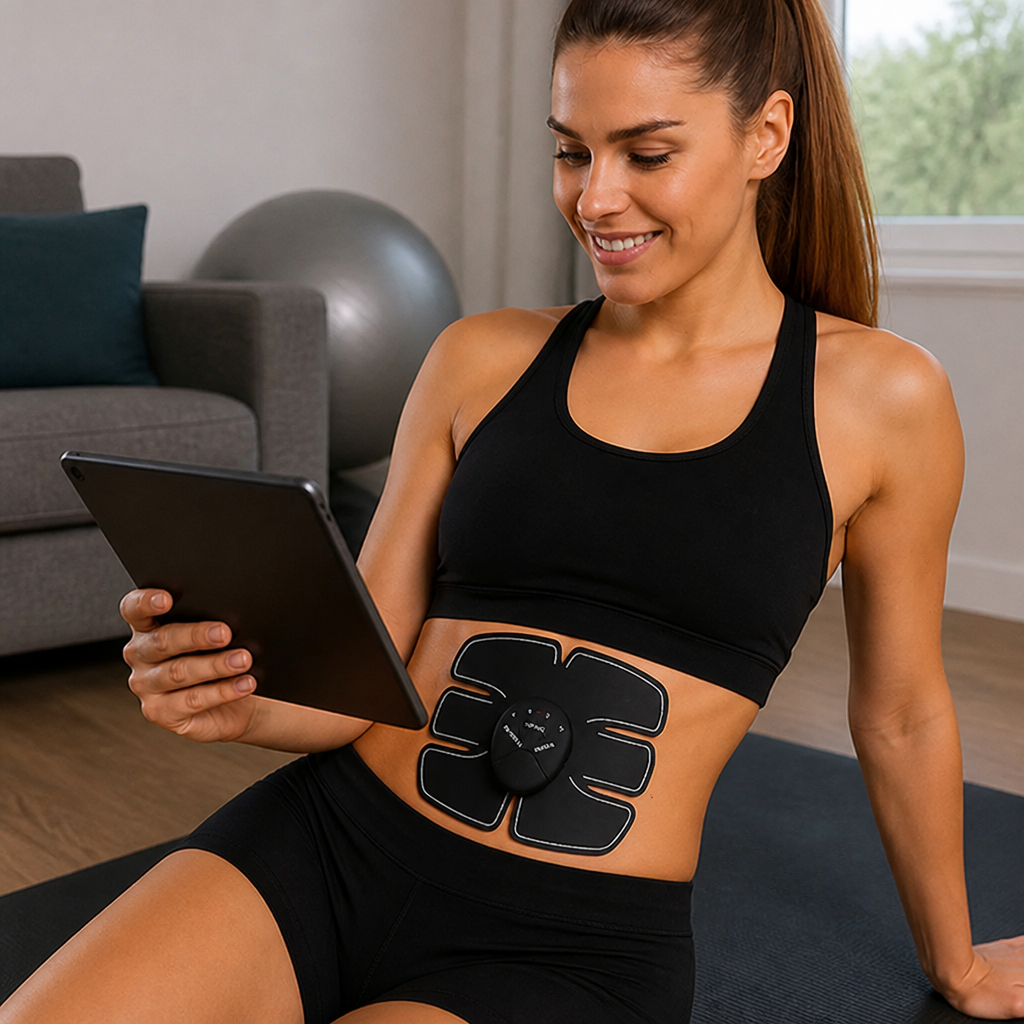 CoreVibe™ EMS Therapy Training Cushion — Build a Stronger, Sleeker Core While You Relax