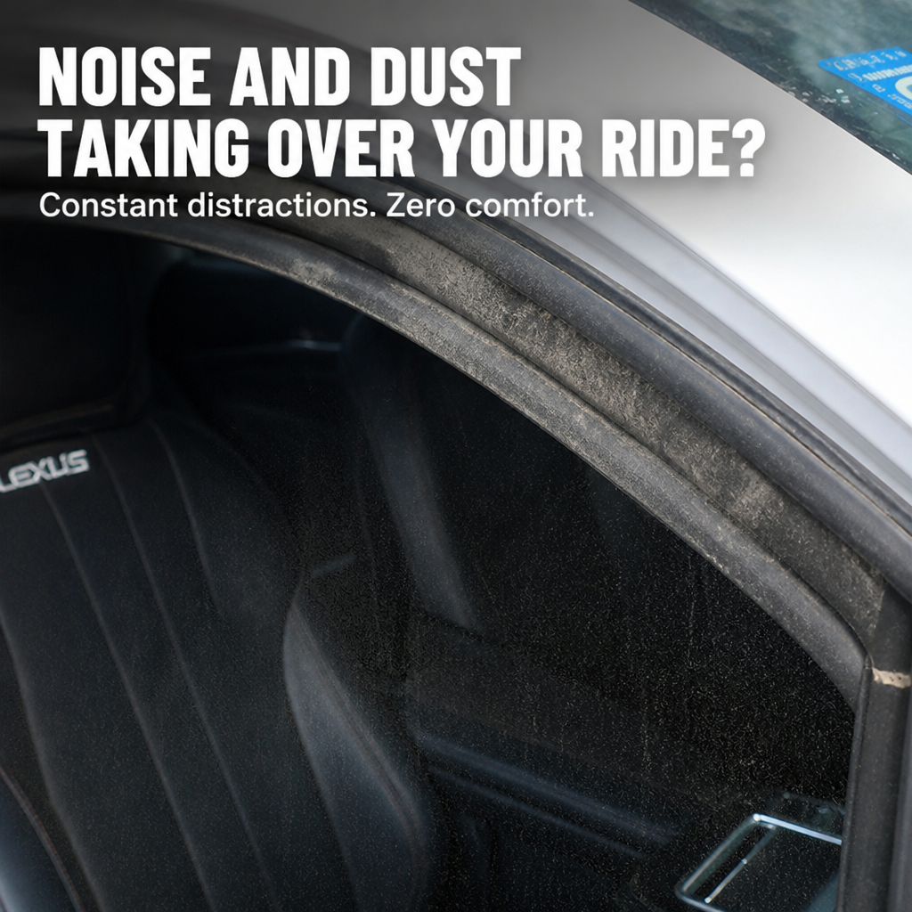 SilenSeal™ — Transform Your Car Into a Whisper-Quiet, Dust-Free Sanctuary