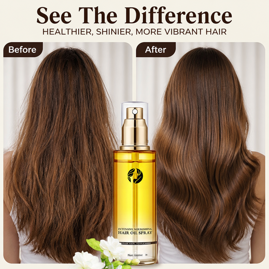LuxeLustre™ Hair Elixir — Transform Dry, Dull Hair into Silky, Head-Turning Radiance
