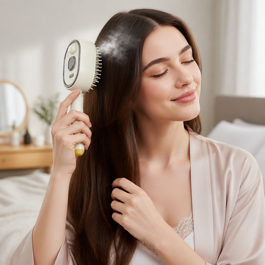 RevitaSilk™ Scalp Massager Comb — Turn Every Stroke into Silky, Stress-Free Hair Bliss