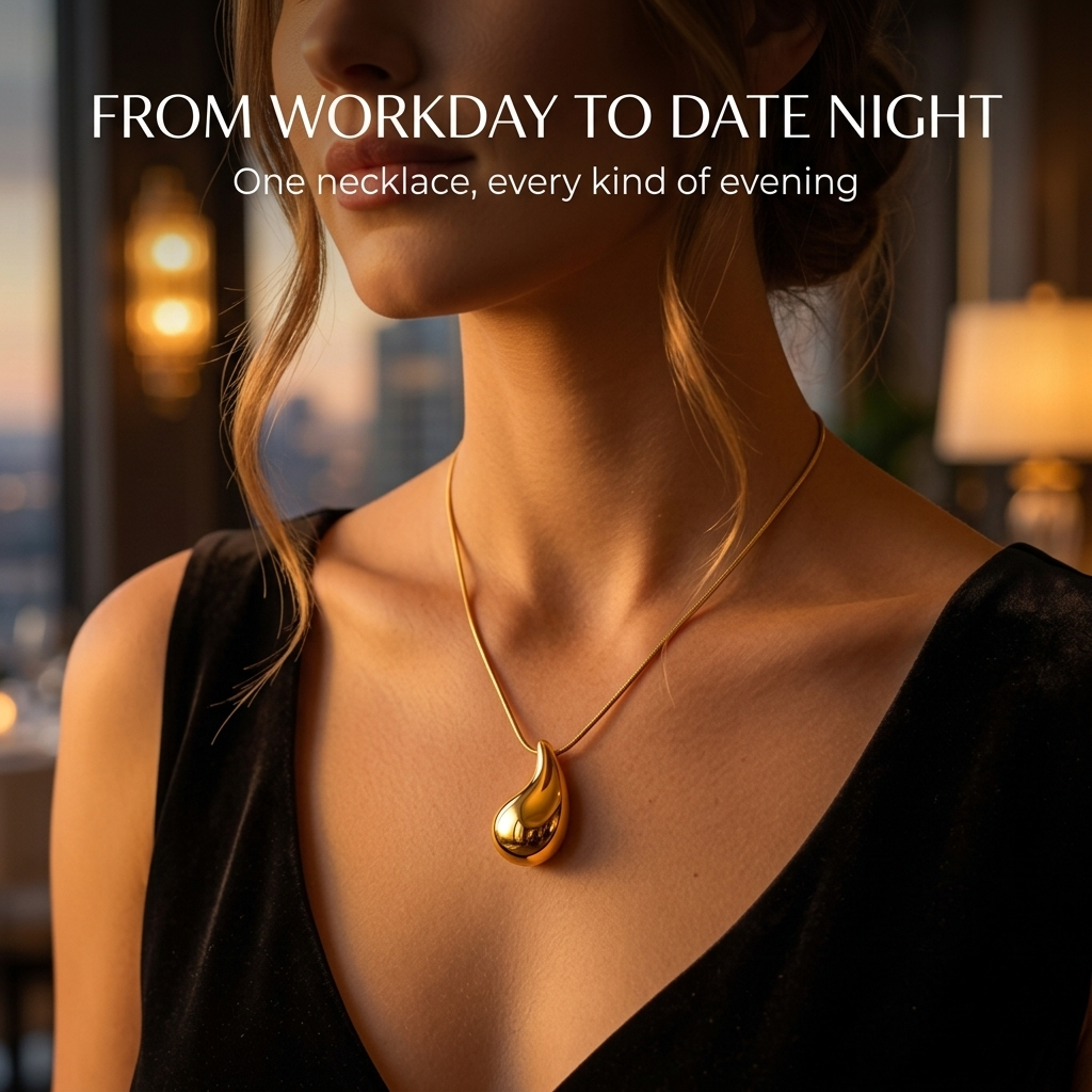 SolaraBeam™ Necklace — Shine Boldly with Timeless Luxury That Never Fades