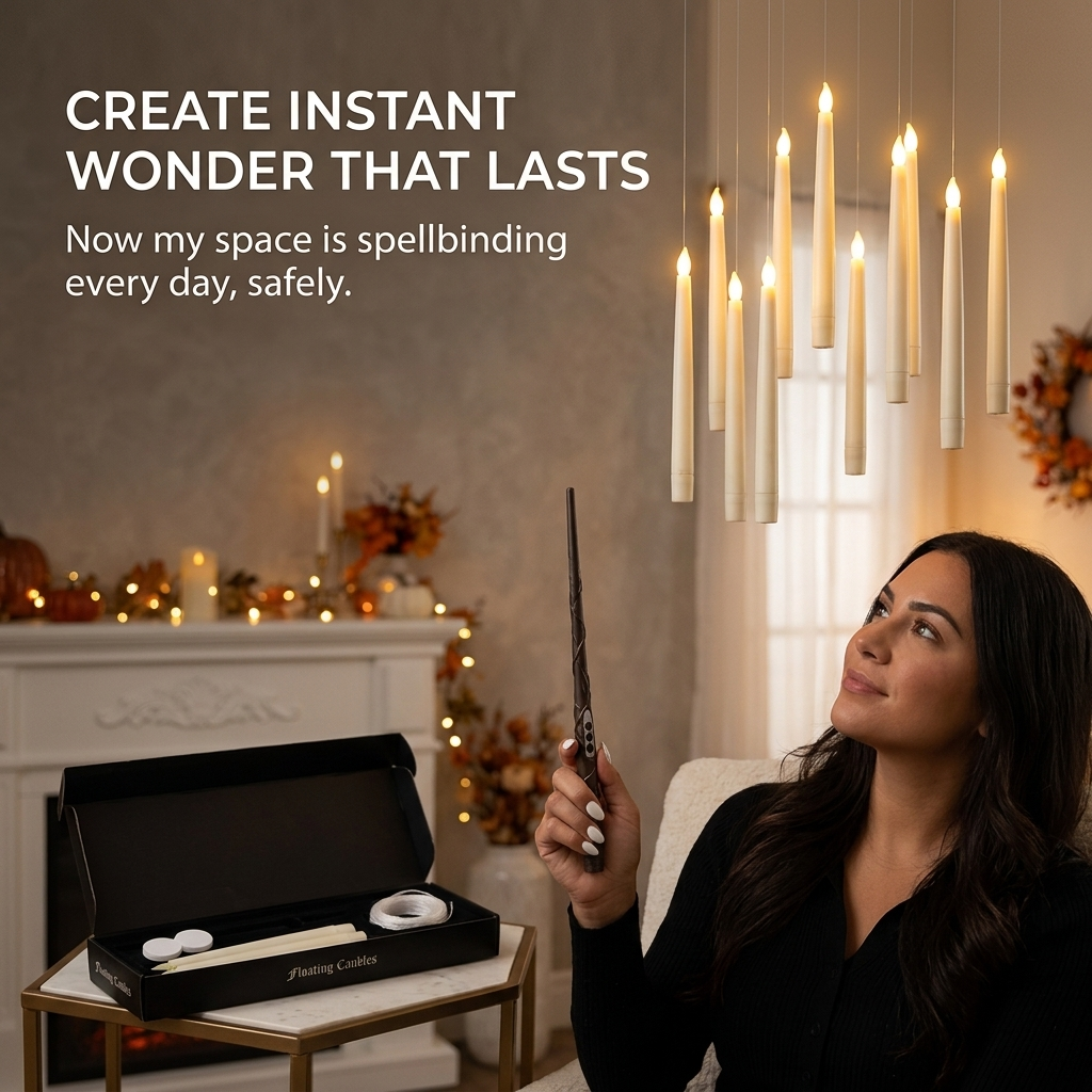 LumaMyst™ Floating Candles — Ignite Safe, Stunning Magic That Transforms Every Moment