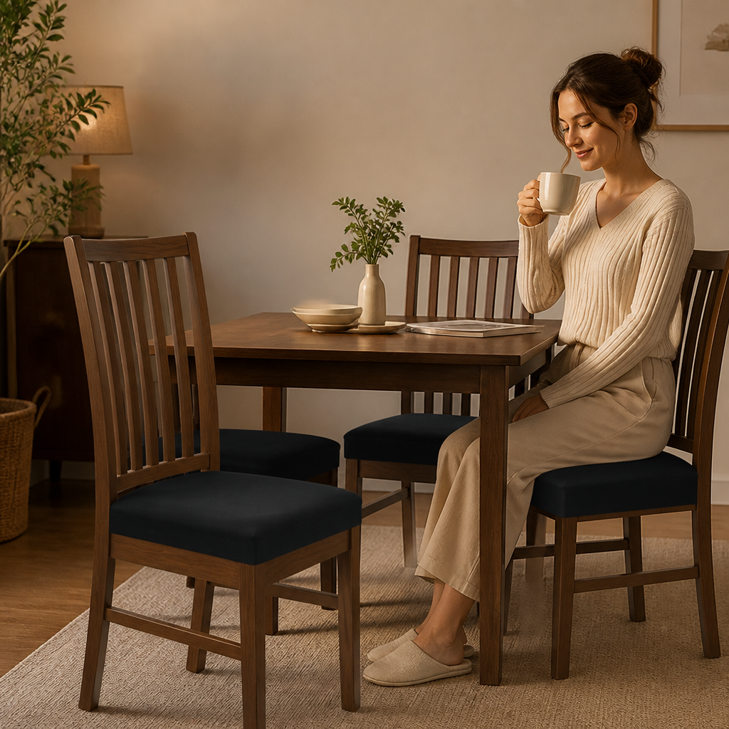 FlexiSeat™ — Wrap Your Chairs in Flawless Comfort and Effortless Elegance Every Day