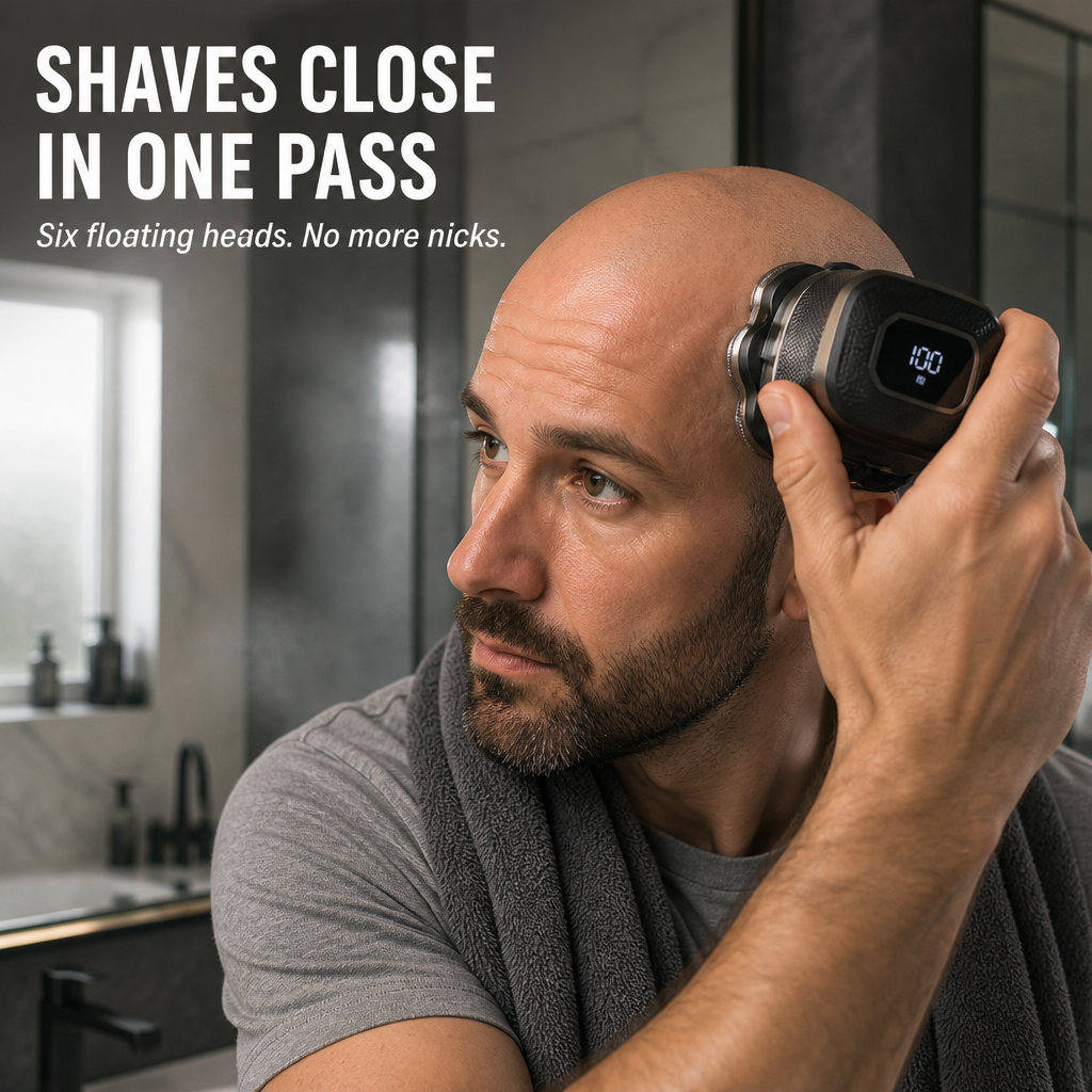 ApexGlide™ — Shave Your Whole Head Smooth in Under 3 Minutes Flat