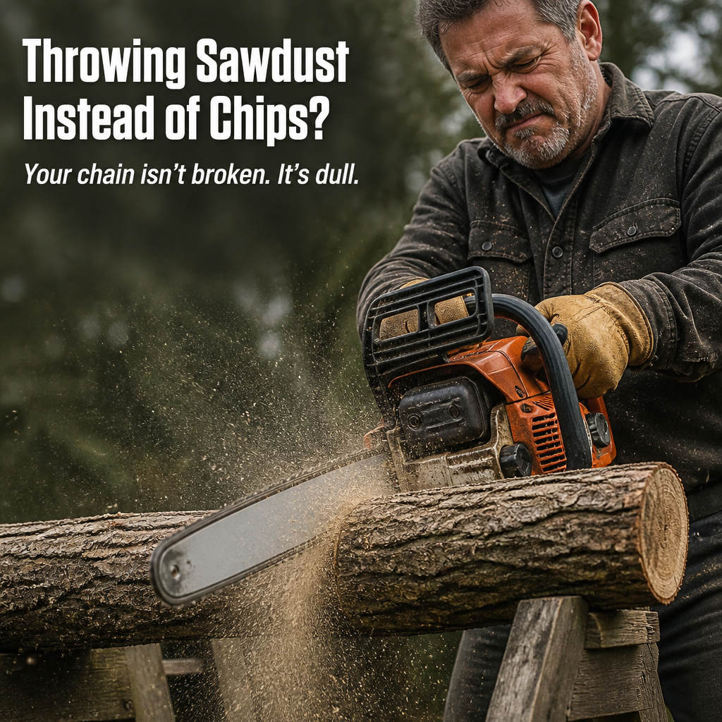 SharpEdgePro™ — Bring Any Dull Chainsaw Back to Razor-Sharp in Seconds