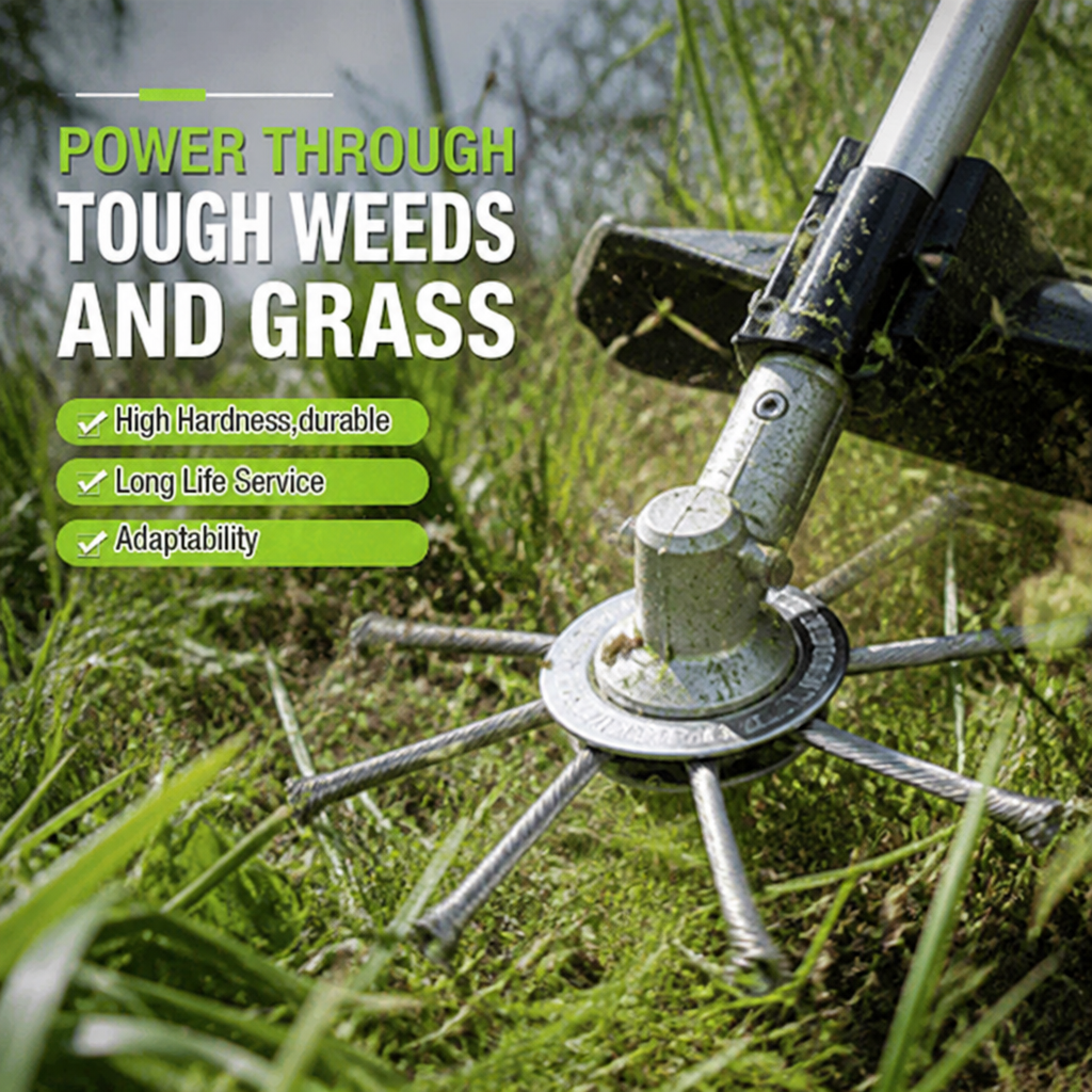 BladeEdge™ Wire Trimmer Head — Dominate Tough Weeds and Reclaim Your Yard in Minutes
