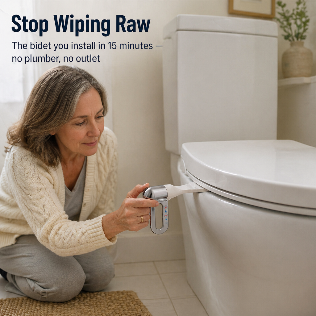 HydraPurify™ — Stop Wiping Raw, Skip the Plumber, Feel Actually Clean