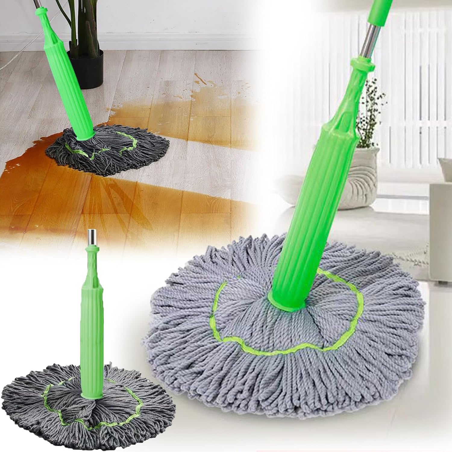 2-in-1 Drying Mop for Efficient Cleaning