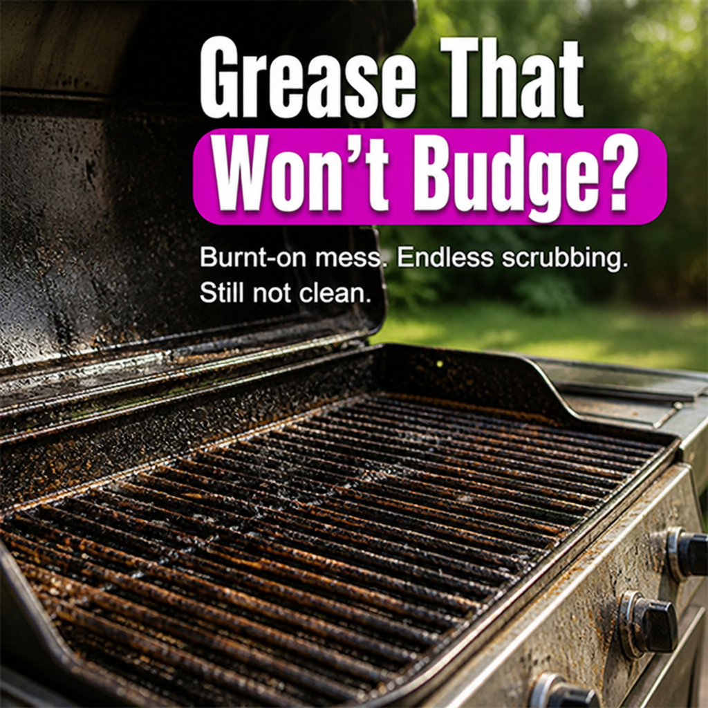 BlazeBright™ — Melt Away Grease Fast for a Grill That Shines with Pride