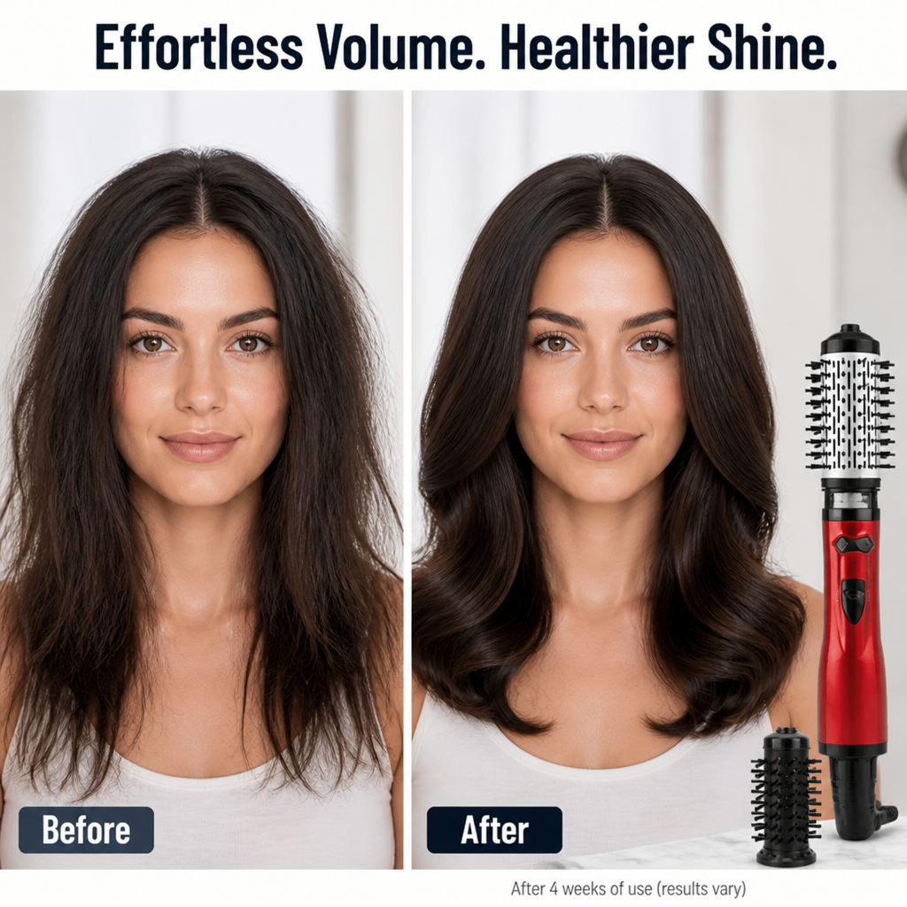 VivoLuxe™ — Curl, Dry & Add Volume in One Pass Without the Tangle