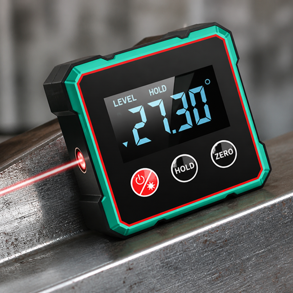 FluxEdge™ Digital Angle Gauge — Master Every Angle with Unshakable Precision and Hands-Free Control