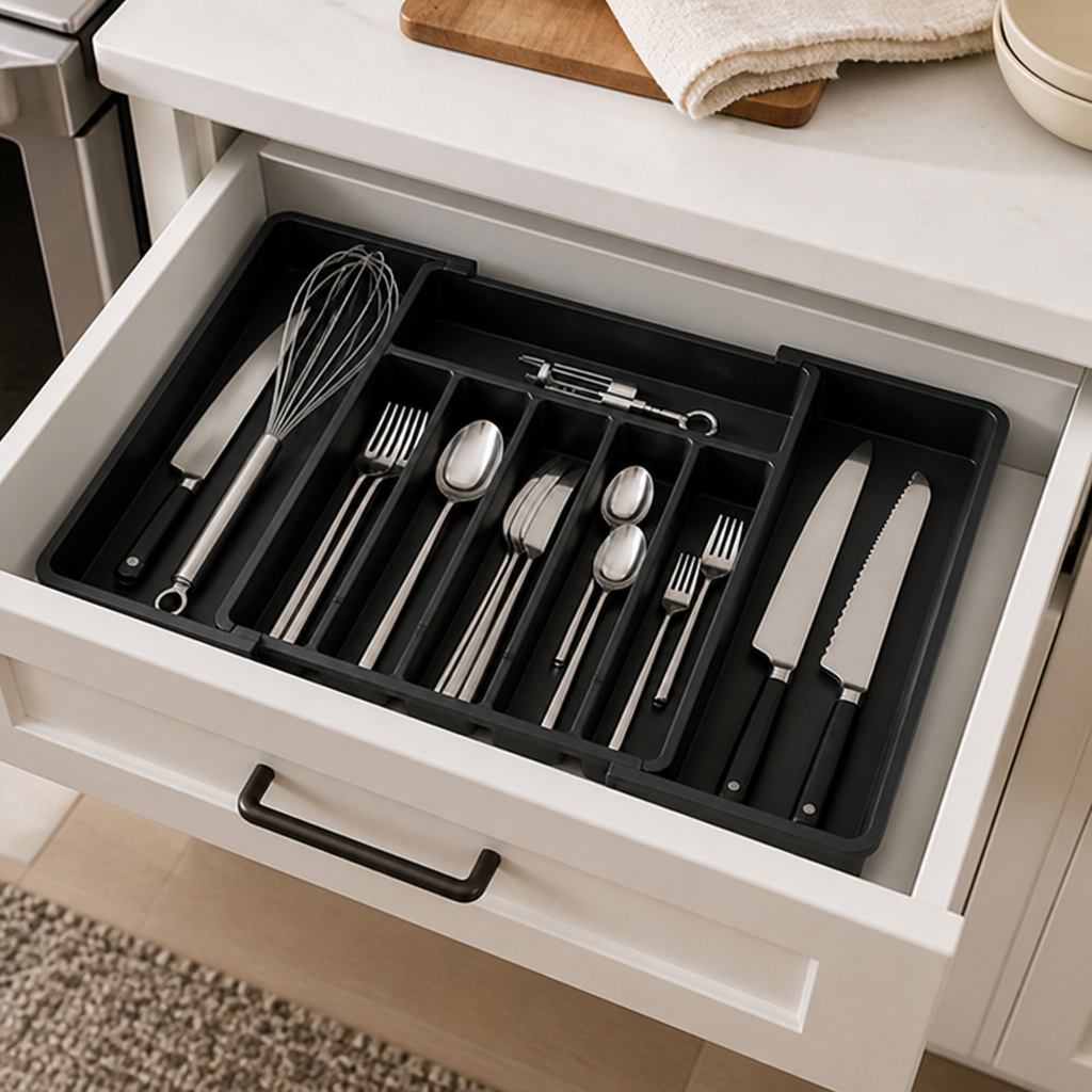 SlipNest™ — Transform Cluttered Drawers into Calm, Effortless Order Instantly