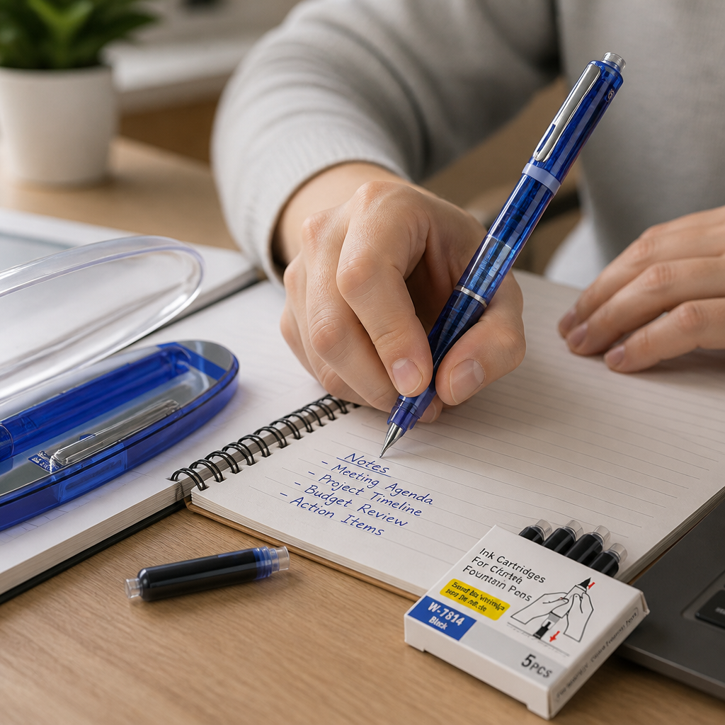 GlideAura™ — Experience Effortless Comfort and Flawless Writing All Day Long