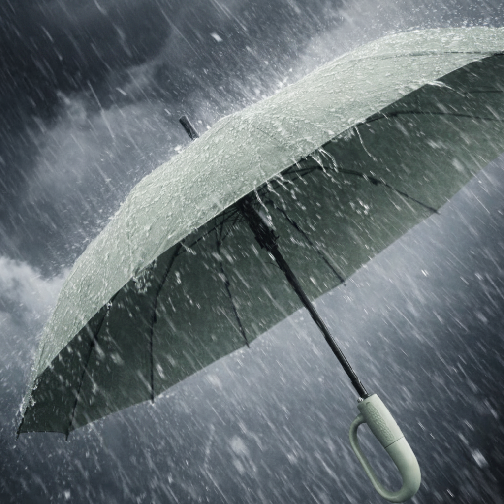 Windproof Storm Umbrella for Harsh Weather Conditions
