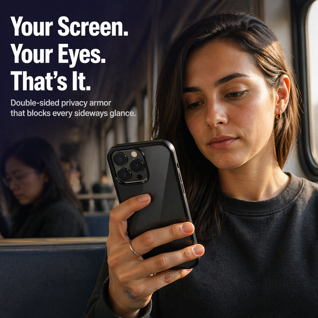 StealthGuard™ Privacy Armor — Block Screen Peepers and Guard Both Sides in Seconds