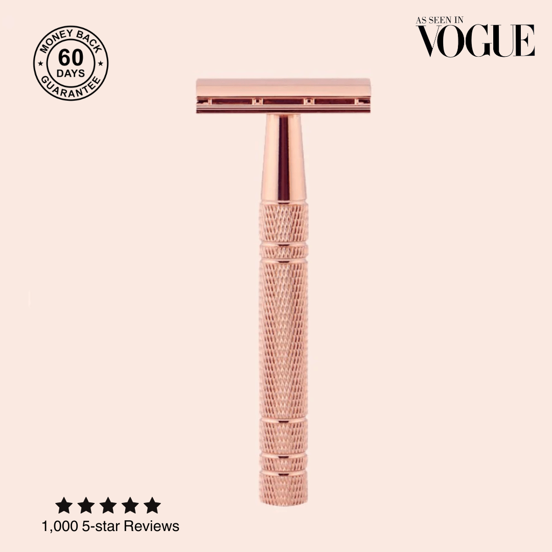 SmoothShave™ Safety Razor + Free 10 Premium Blades