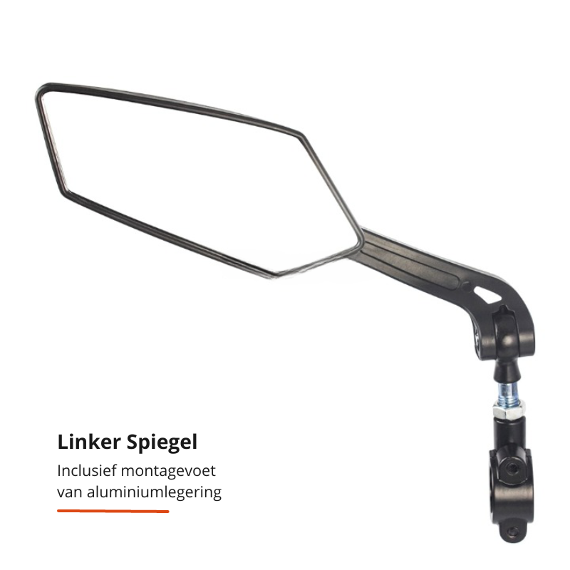 360° Bike Mirror with Handlebar Mount