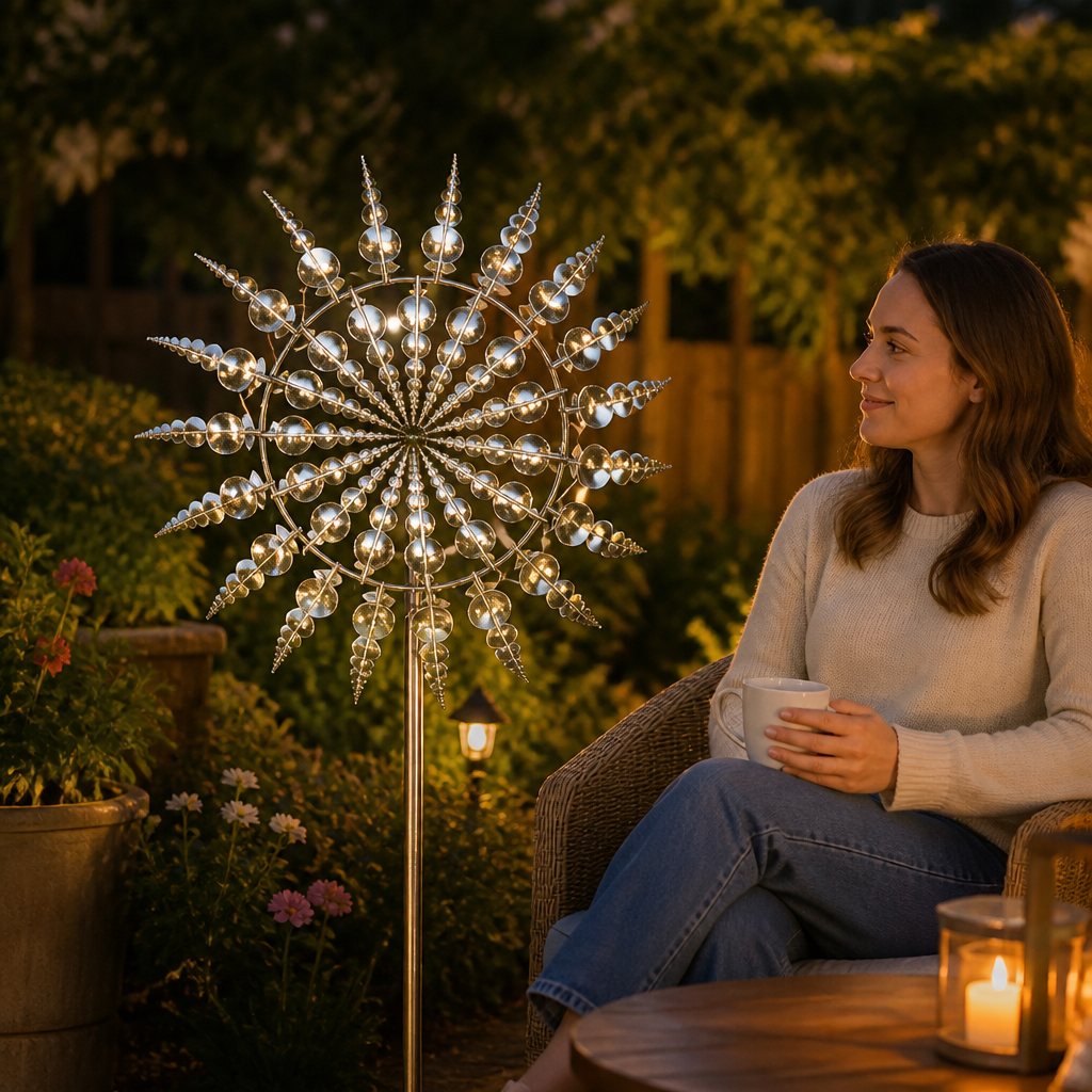 BreezeAura™ — Transform Your Garden into a Soothing, Mesmerizing Oasis of Light and Motion