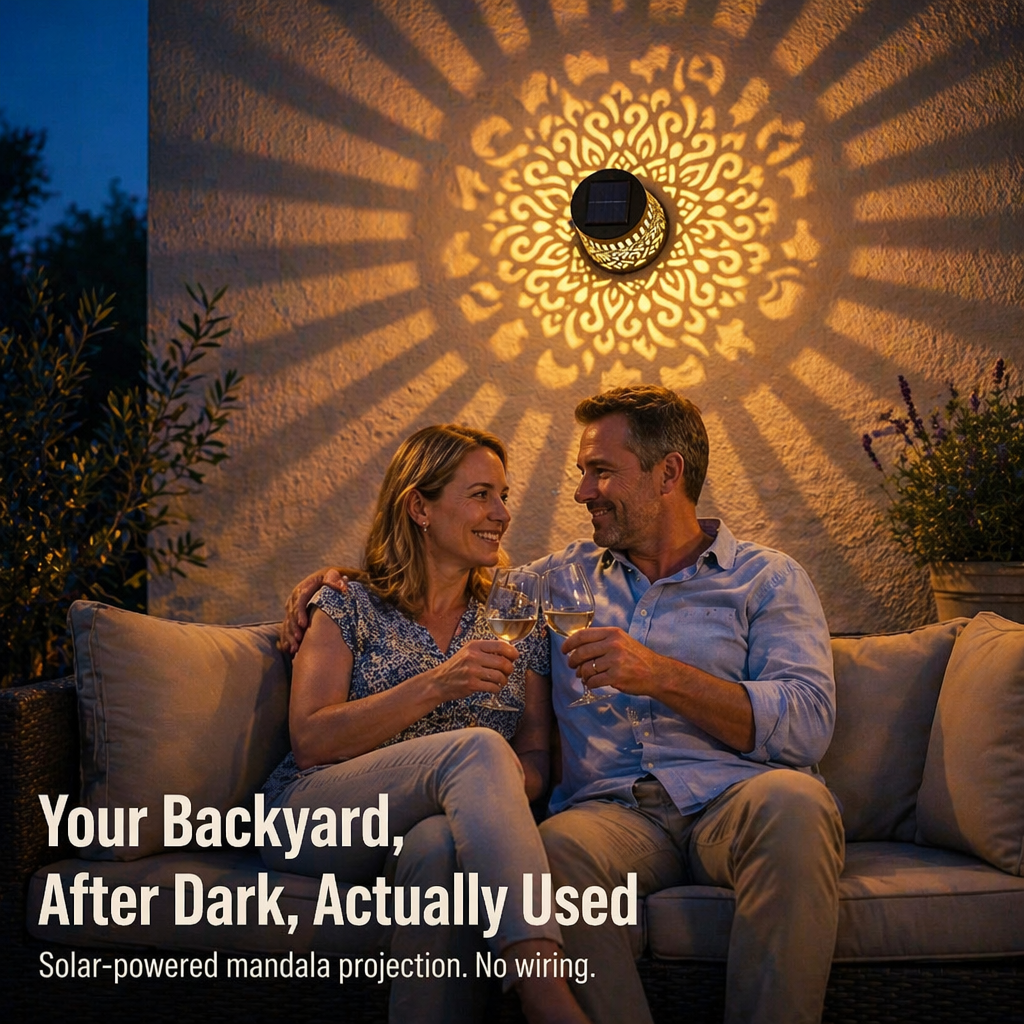 LunaAura™ — Transform Your Nights into Stunning Solar-Powered Mandala Magic