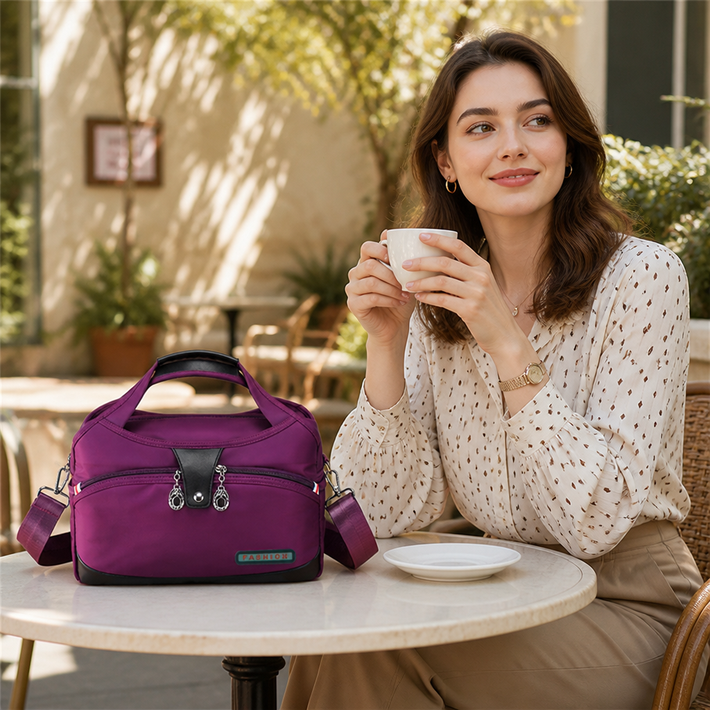 ViraSafe™ HandBag — Carry Fearless Security and Effortless Order Everywhere You Go