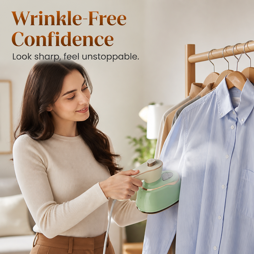 TitanSteam™ — Own Every Outfit with Speedy, Wrinkle-Free Confidence