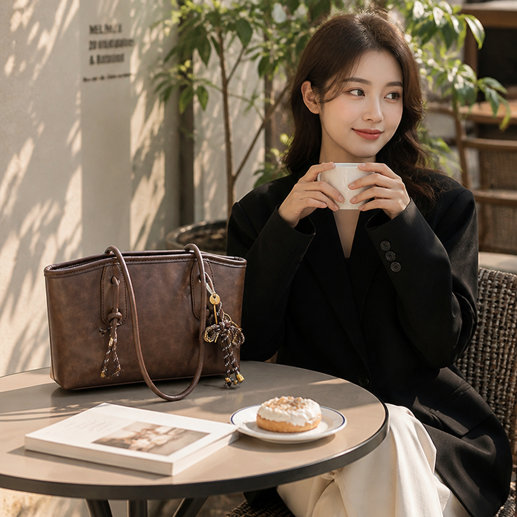 LUXORA™ PU Leather Shoulder Bag — Own Effortless Elegance That Powers Your Every Move