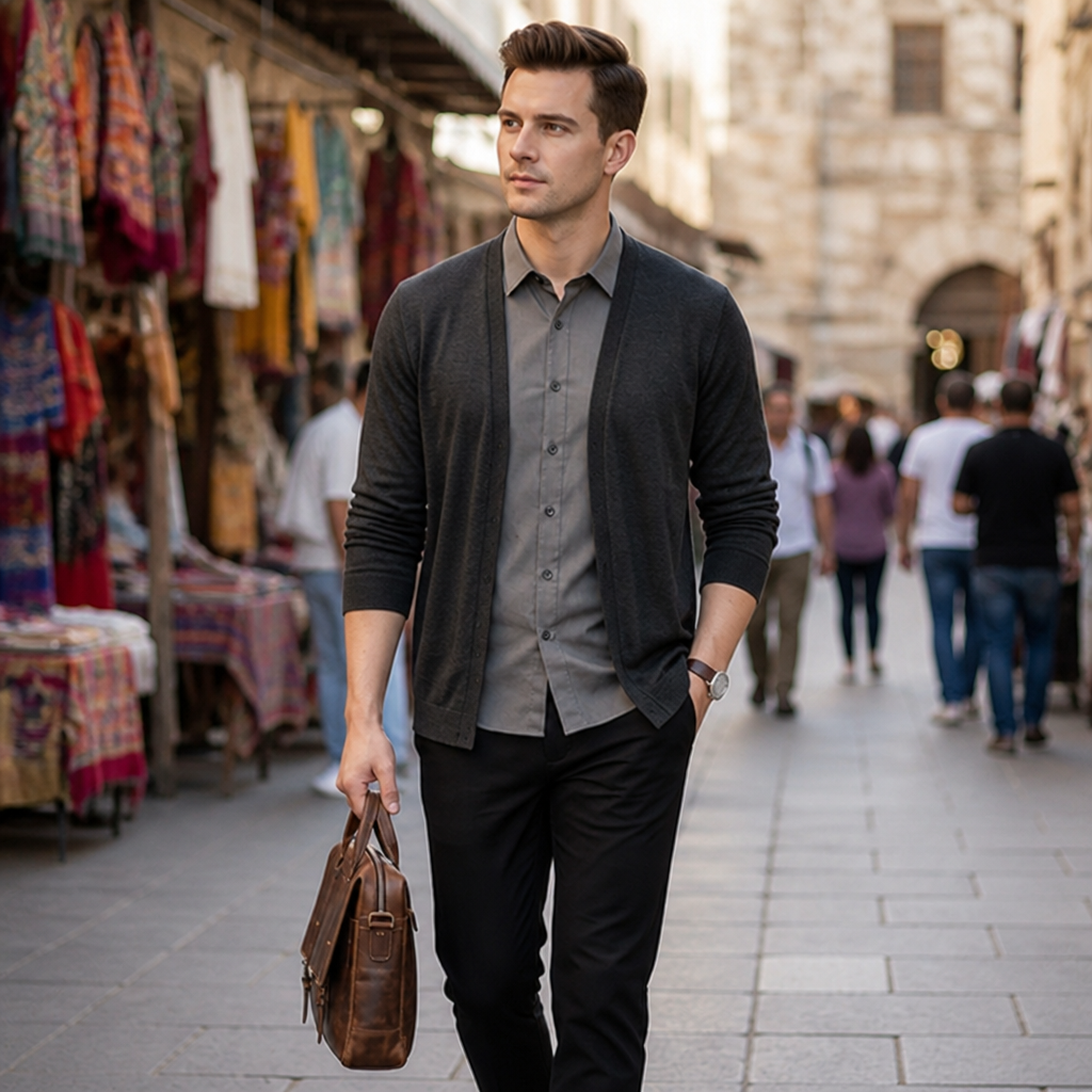 StratoFlex™ Fusion Shirt — Cut the Bulk, Command Every Room with Effortless Cool Confidence
