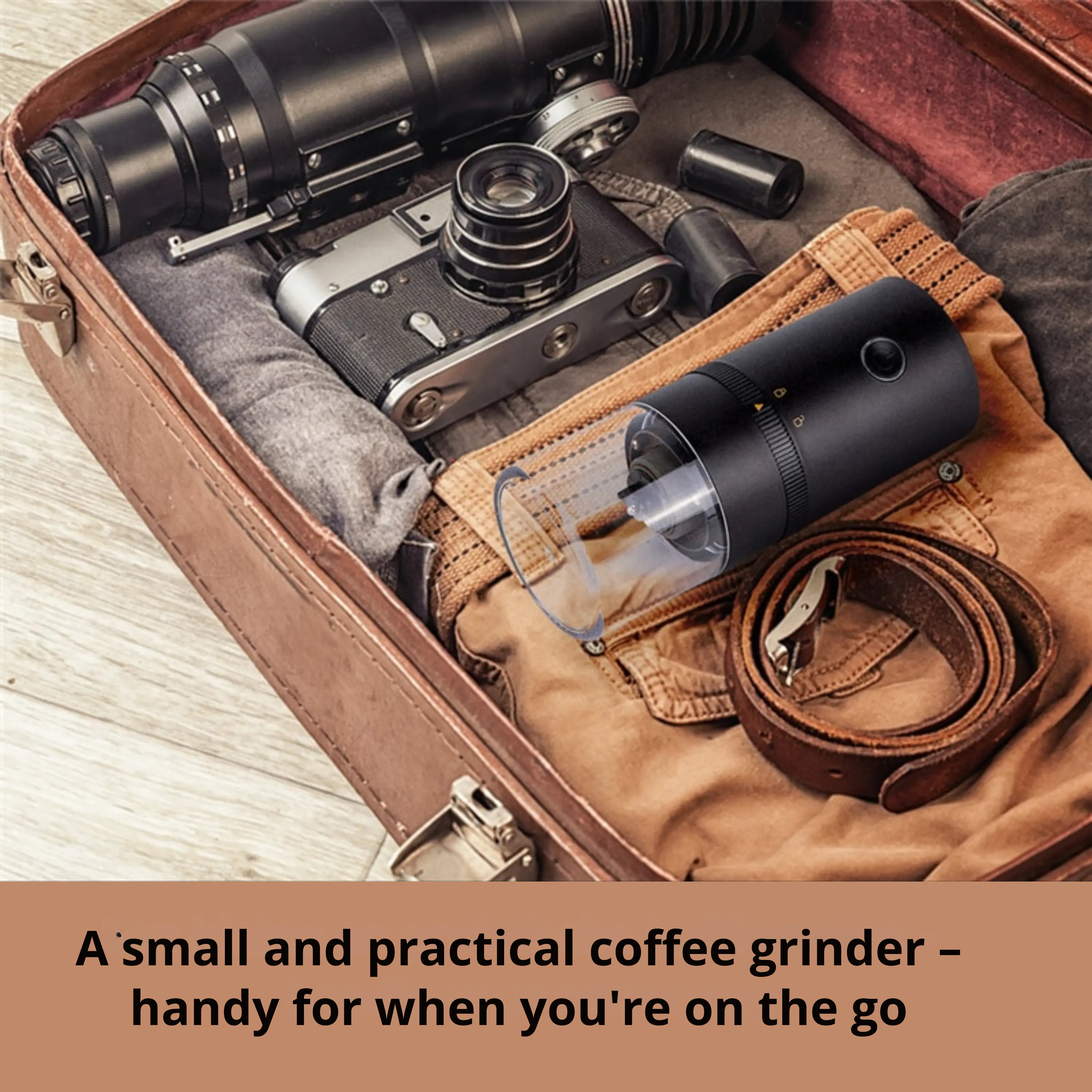 Electric Coffee Mill | Variable Grind Settings | USB Rechargeable | KaffeeKompakt