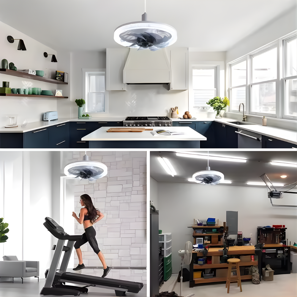 Transform Your Space with Perfect Airflow and Ambient Lighting