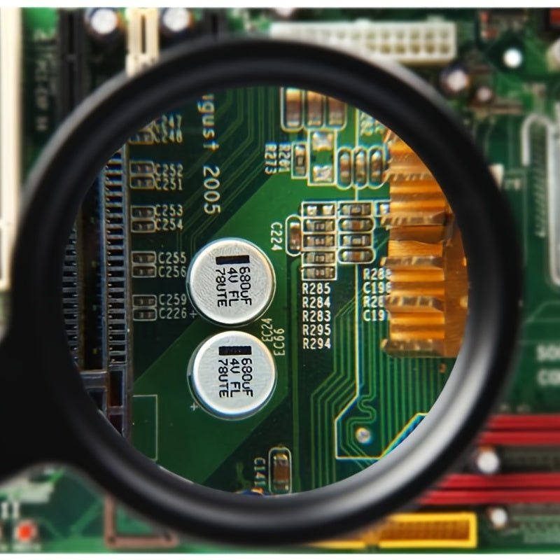 10X LED Handheld Magnifier with Illumination | Crystal Clear View | Comfortable Grip | DetailGlow