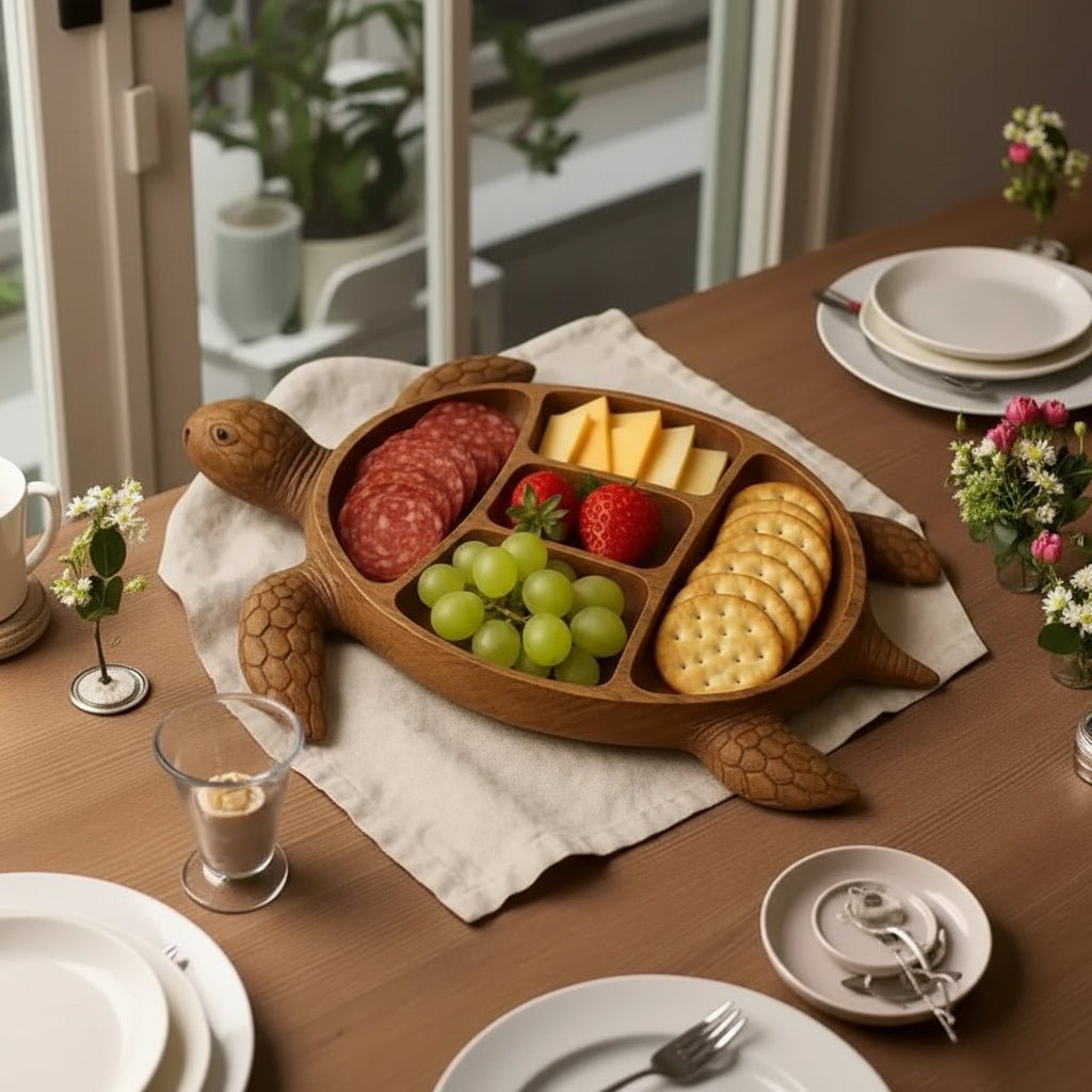 Snack Tray | Solid Wood Serving Board | Animal Design | NaturKueche