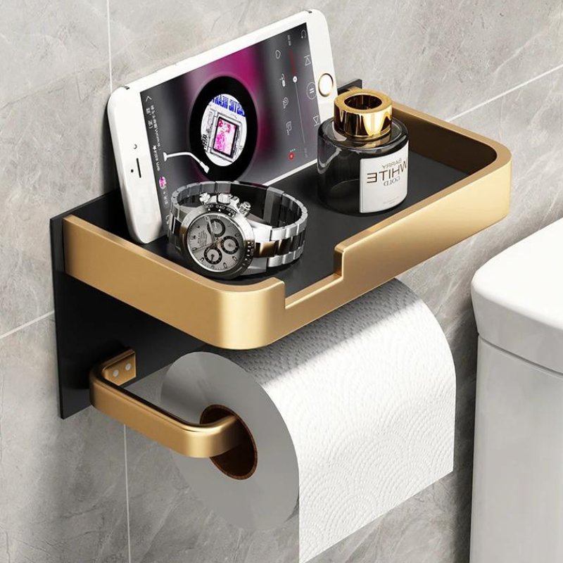 Toilet Paper Rack | Wall Mounted | Metal Dispenser | BathLine