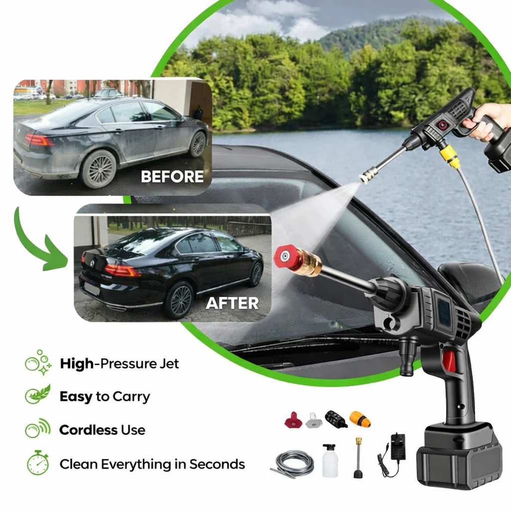 Surface Cleaner | Mobile Outdoor Washing | Variable Spray Pressure | Jetlume