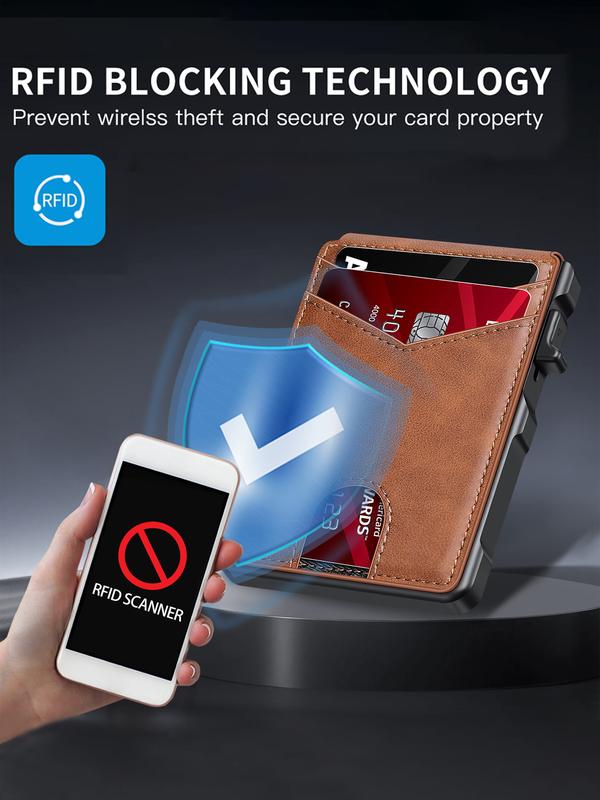 Men's Wallet with Invisible Protection – Smart Security for Carefree Freedom