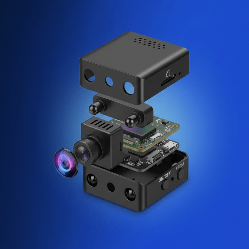 Surveillance Cam | HD Footage with Night Vision | Battery Operated | Securino