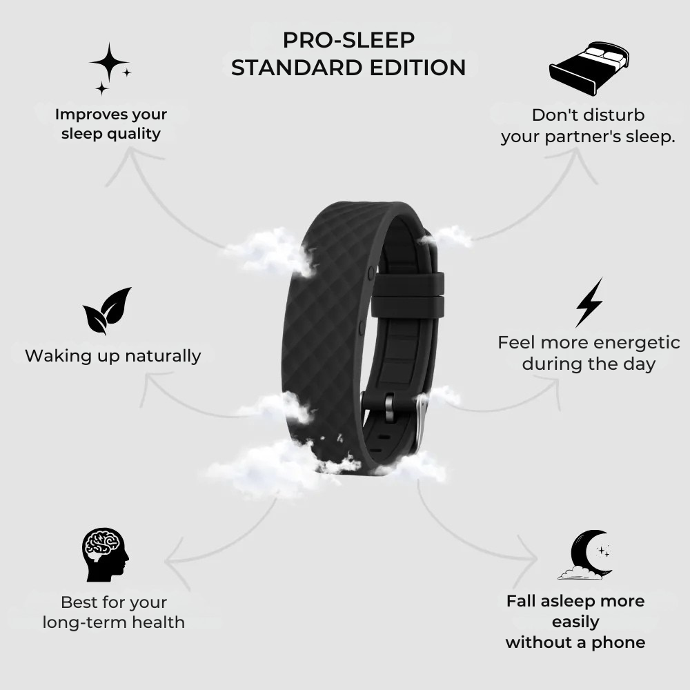 Alarm Clock | Sound-Free Silent Waking | Adjustable Brightness | ProSleep