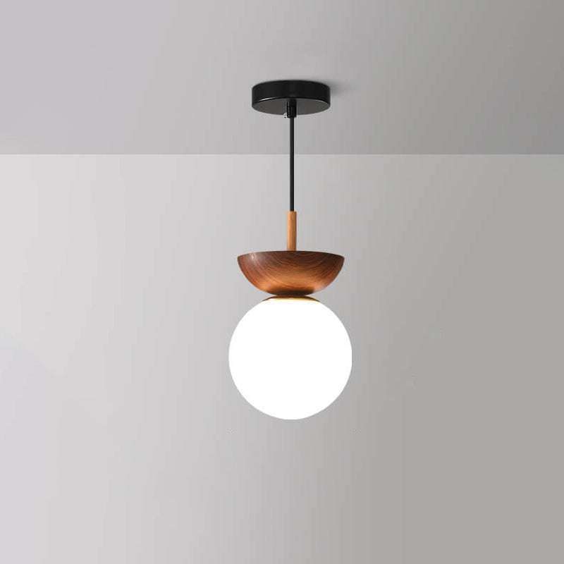 Glass Sphere Ceiling Lamp