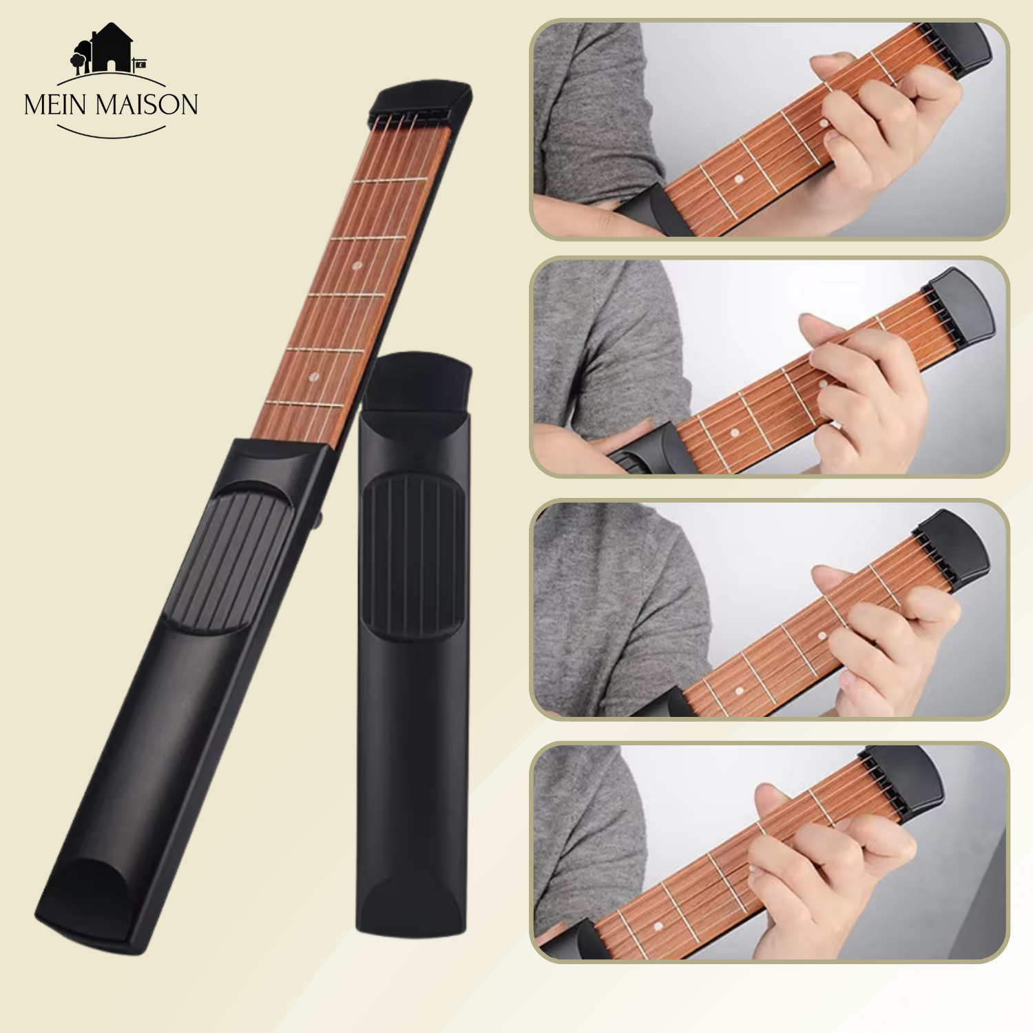 PulseStrum™ Pocket Trainer — Master Guitar Anywhere, Anytime with Silent, Stress-Free Practice