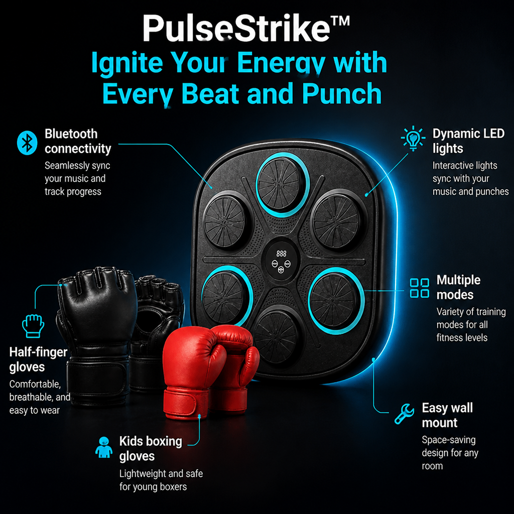 PulseStrike™ — Ignite Your Energy with Every Beat and Punch