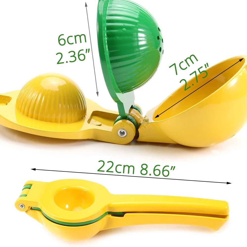 2-in-1 Aluminum Citrus Juicer for Lemons and Limes