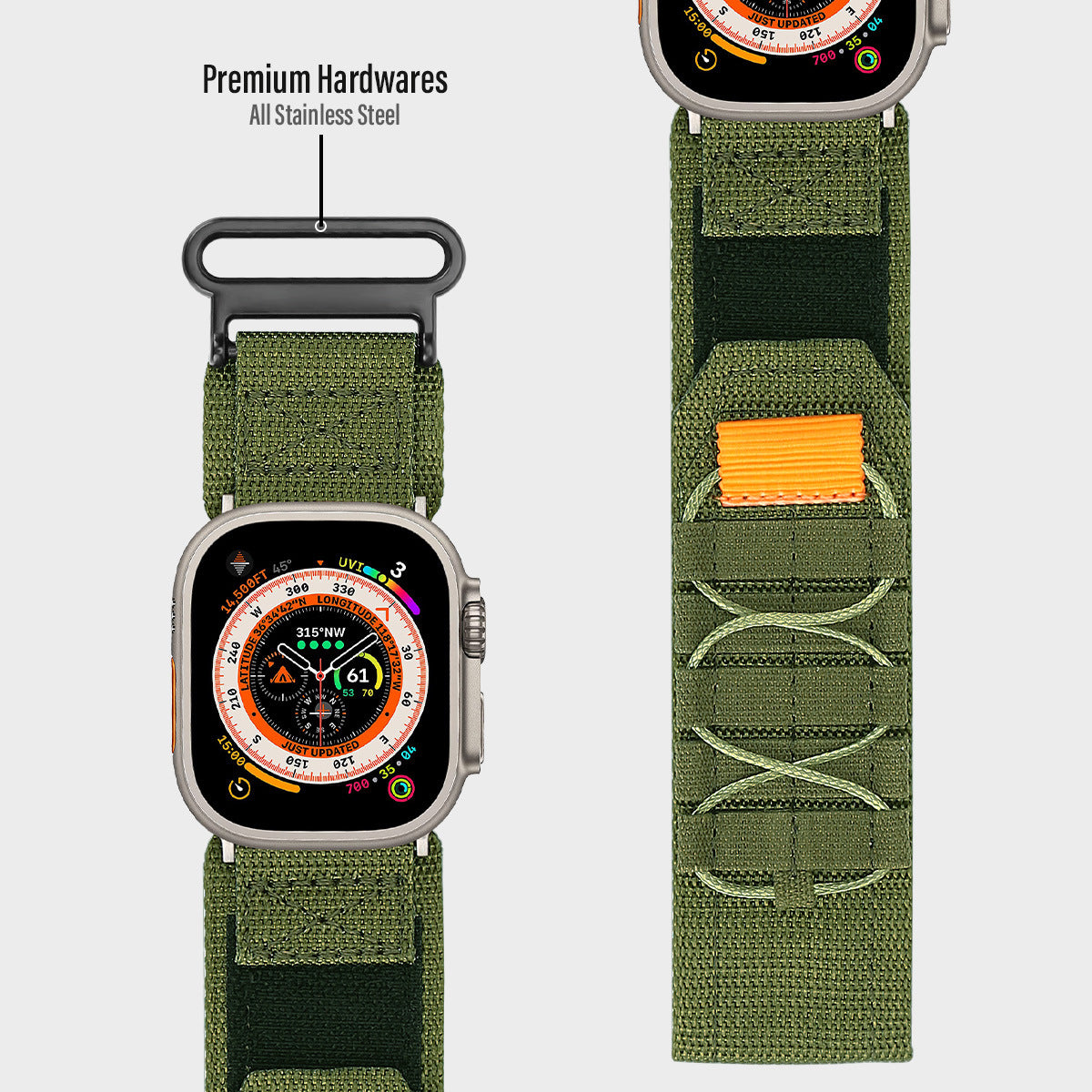 Nylon Tactical Strap for Smartwatch