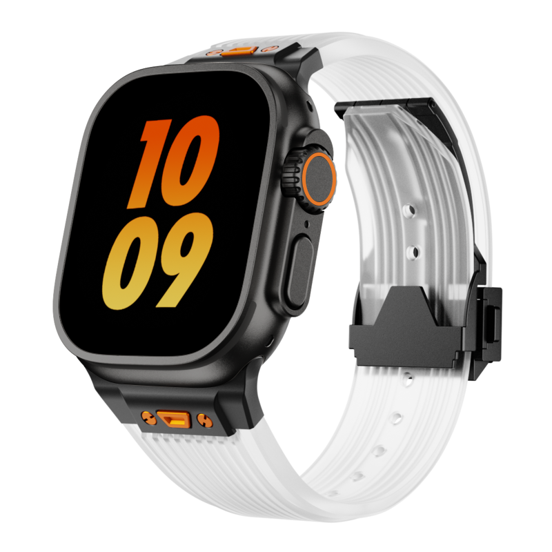 Clear Silicone Strap for Smartwatch