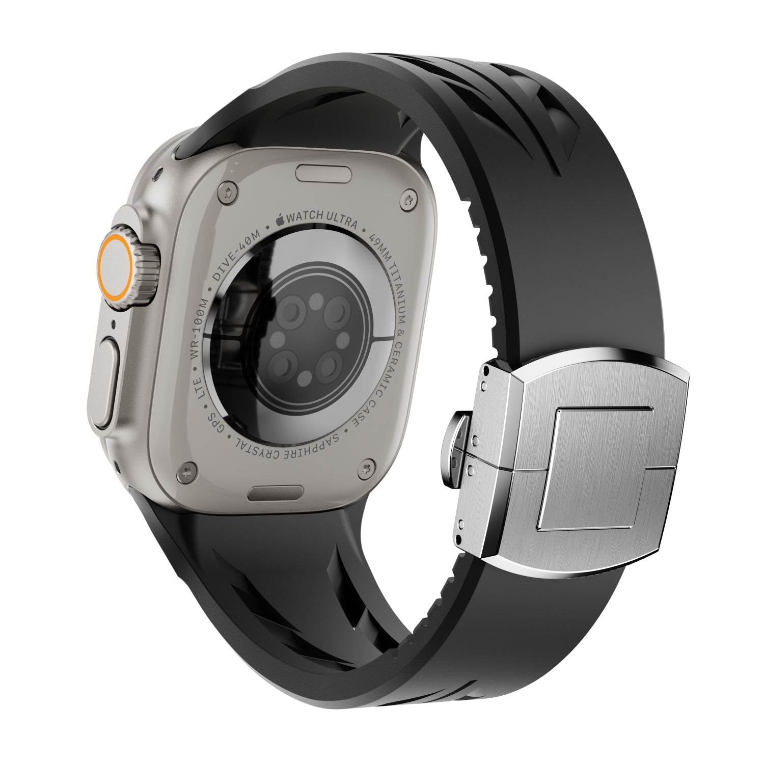 FKM Silicone Band for Smartwatch - Compatible with Apple Watch