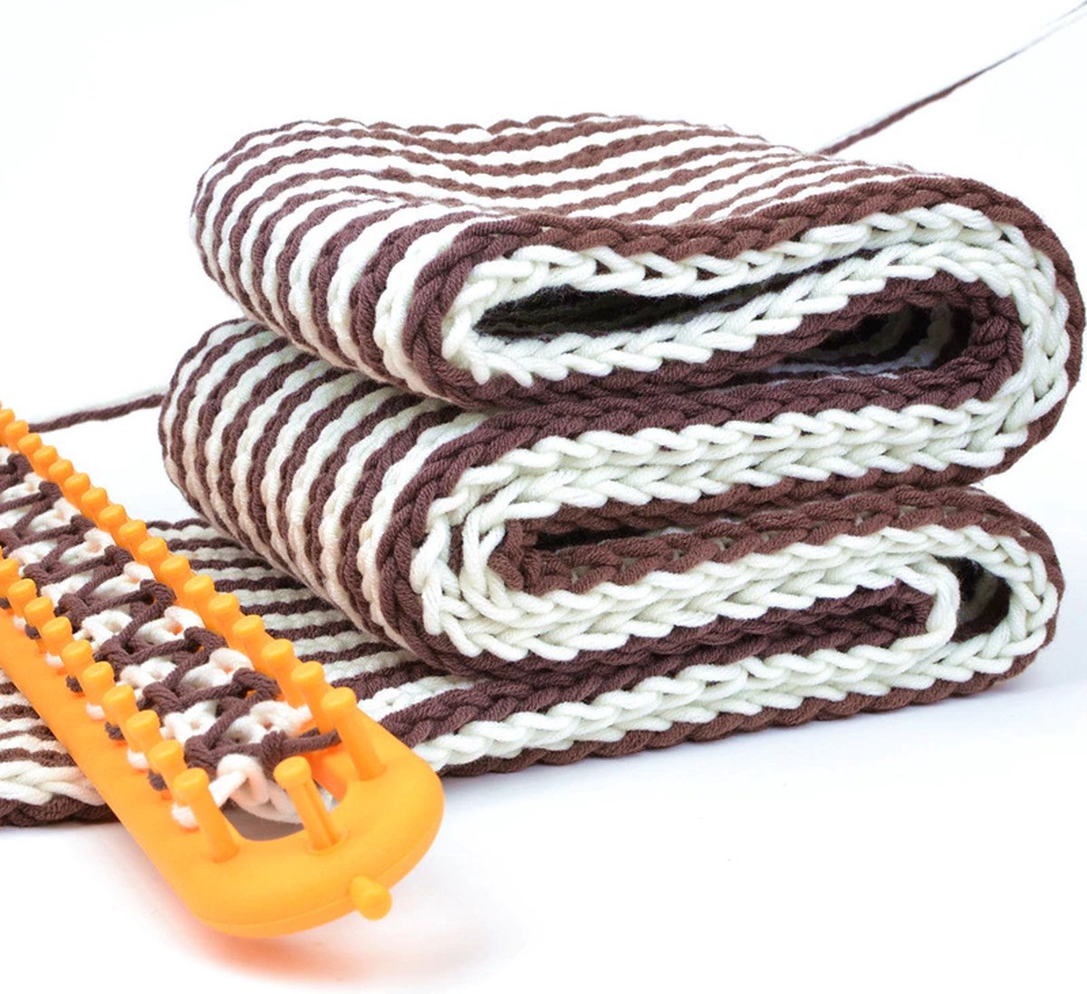 Knitting Loom Without Needles | Easy Wrapping Method | Compact Portable Design | LoopCraft