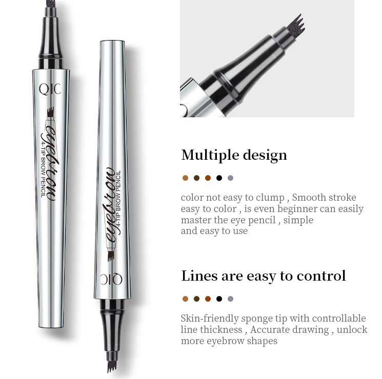 BrowSculpt™ 4-Point Precision Pen — Instantly Create Lush, Natural Brows That Last All Day