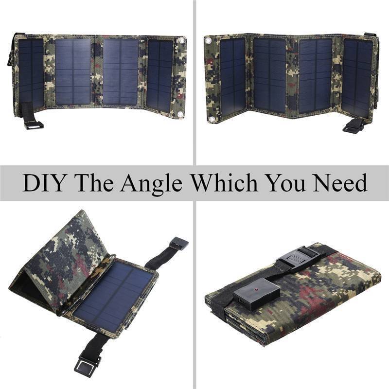 Portable 20W Solar Charger for Mobile Devices