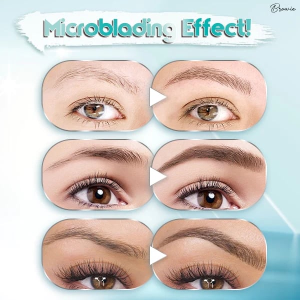 3D Waterproof Eyebrow Pencil Microblading 4 Fork Tip Tattoo Pencil